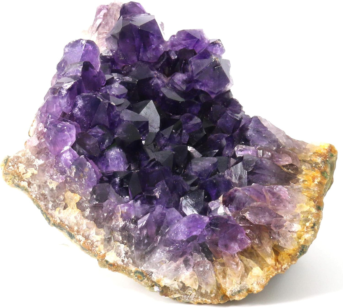 Natural Raw Amethyst Geode - Stunning Purple Crystals and Clusters (0.2 Lb)