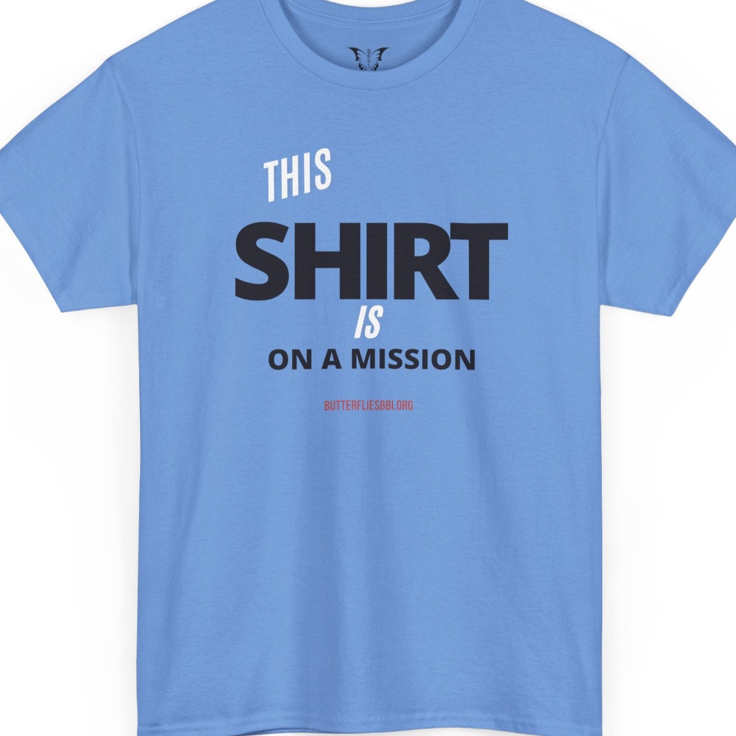 Unisex Heavy Cotton Tee - 'This Shirt on a Mission' | Inspire Change & Help Kids Smile