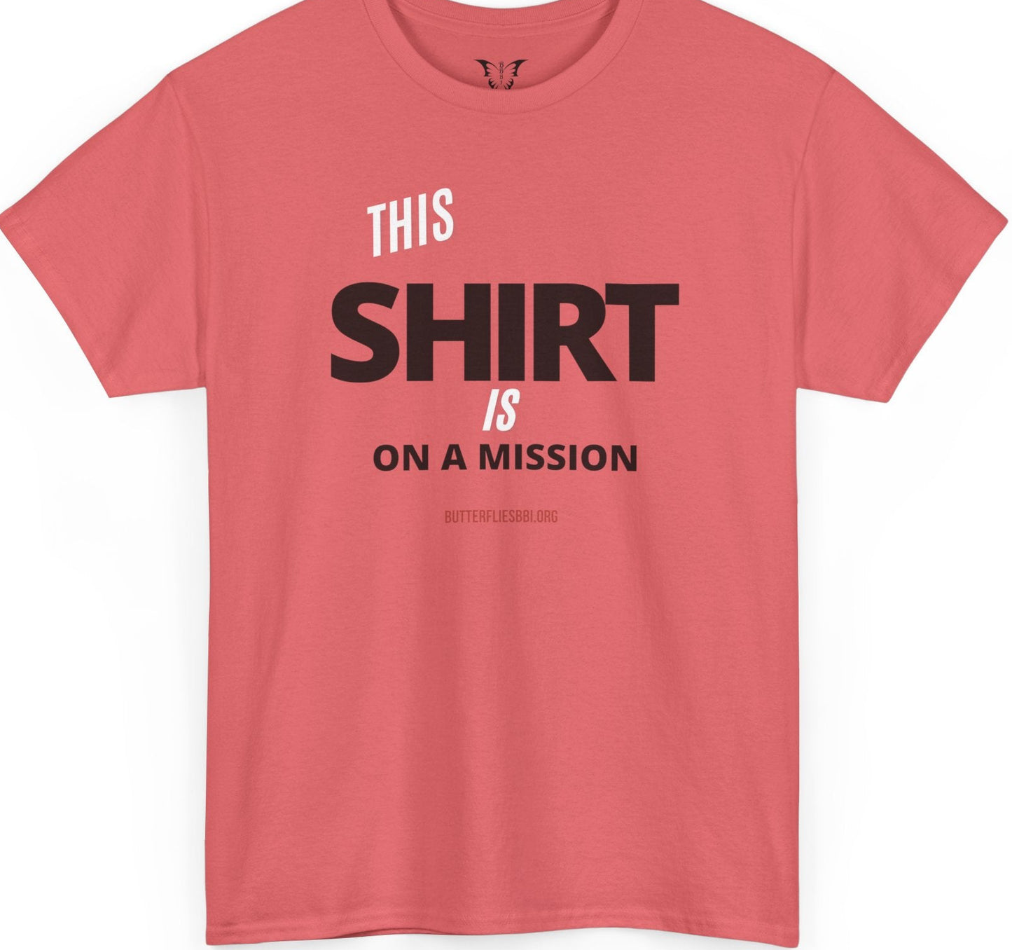 Unisex Heavy Cotton Tee - 'This Shirt on a Mission' | Inspire Change & Help Kids Smile