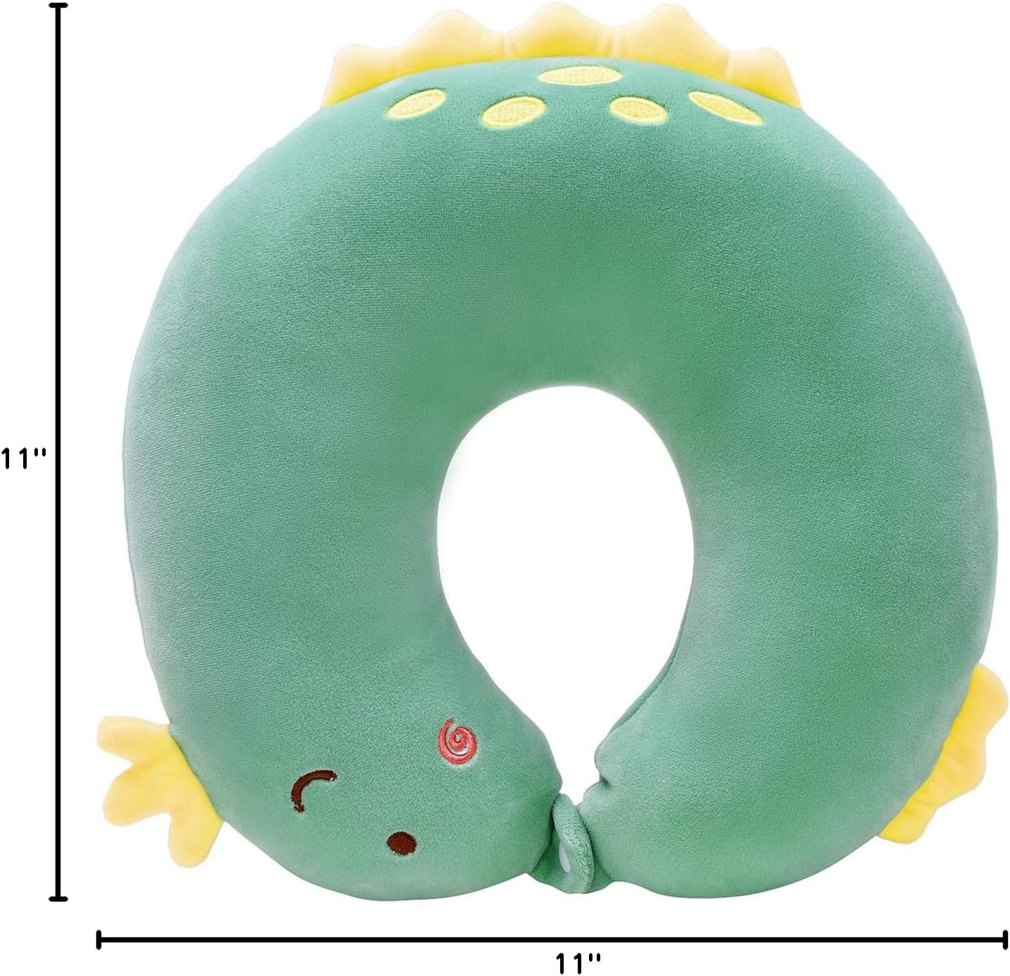 Children's Travel Pillow - Soft U-Shaped Neck Support for Car and Airplane - Adorable Animal Design - Portable Essential for Road Trips and Travel