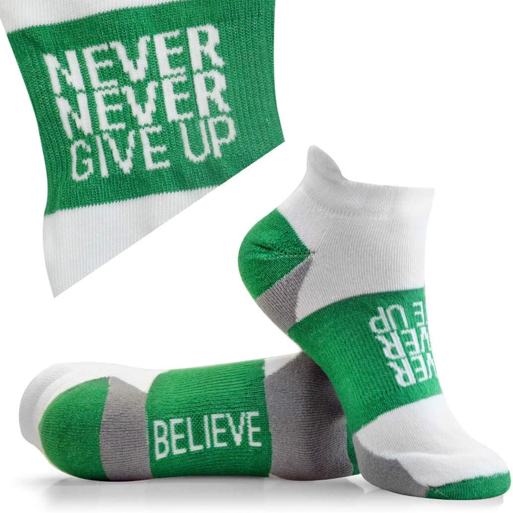 Empower Your Run: Inspirational Women's Low Cut Athletic Socks - Set of 3 Pairs