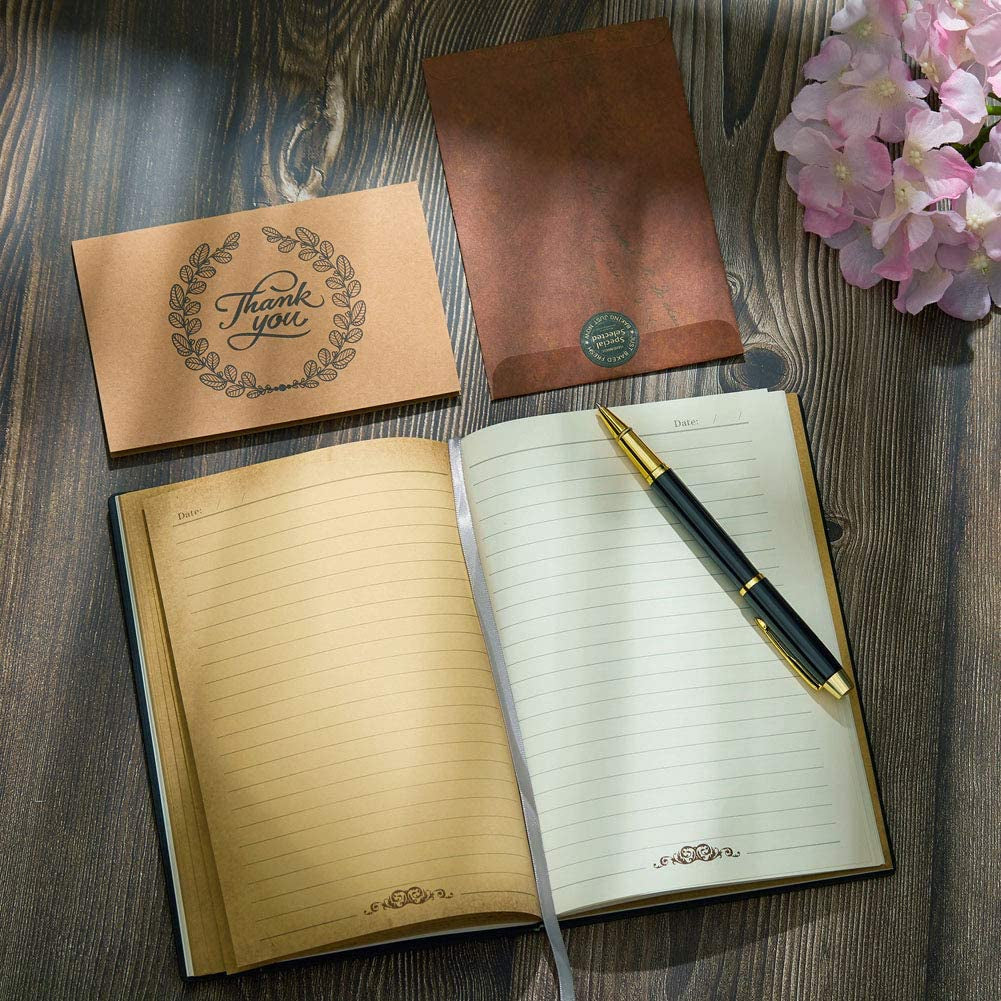 Elegant Vintage 3D Phoenix Leather Journal with Golden Pen Set - A5 Antique Handmade Notebook for Daily Writing, Sketching, and Travel in Red Bronze