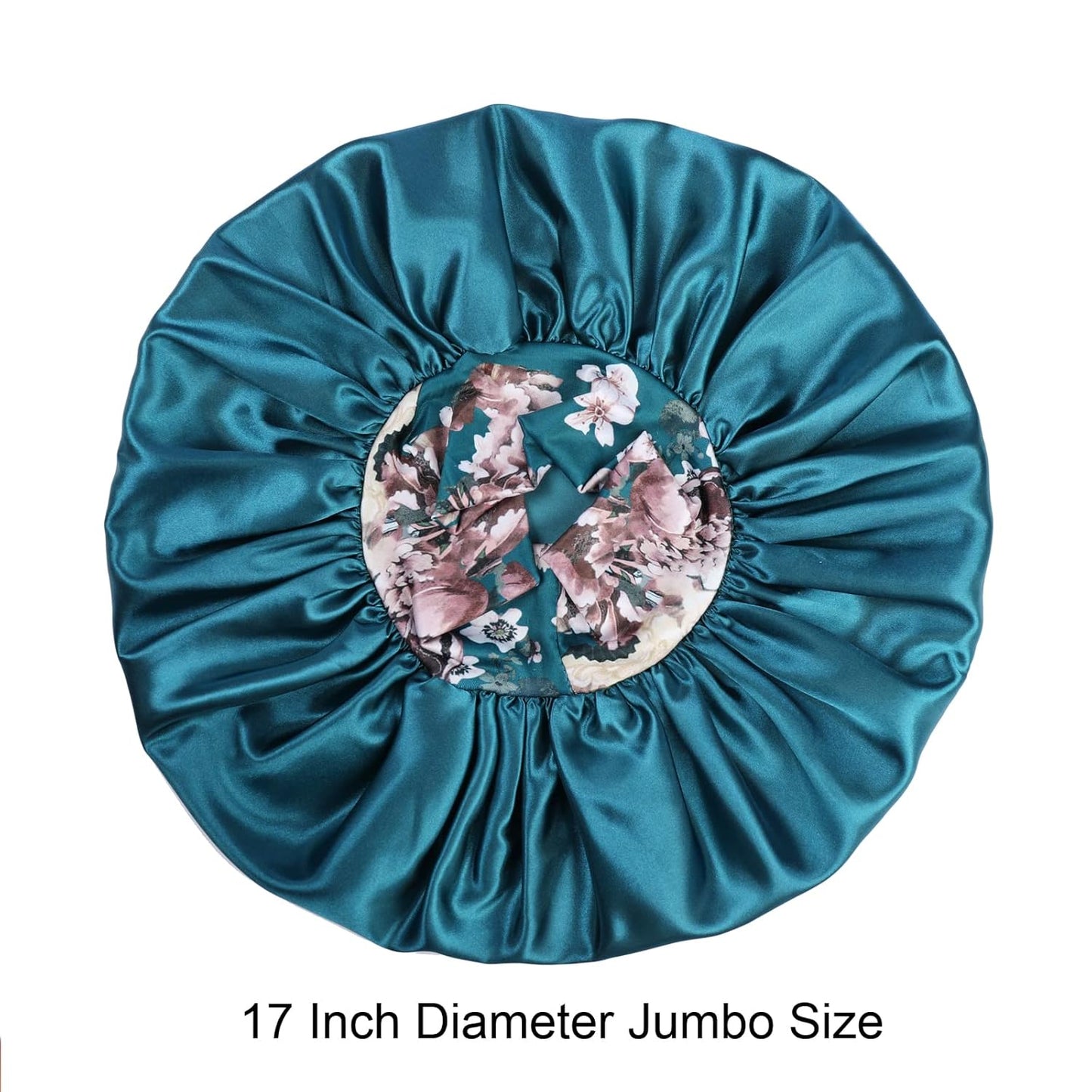 Upgrade your beauty sleep with our 2-Pack Extra Large Silk Satin Bonnets! 🌙💖 Perfect for braids and curls, featuring a comfy flower band. Available in chic black & teal! #HairCare #BeautyEssentials #SatinBonnets