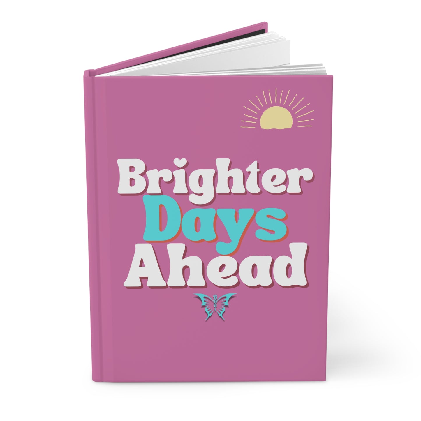 Brighter Days Ahead Hardcover Journal, Recovery Diary Gift for Kids and Teens, Positive Self Care Notebook, Mental Health Tracking Planner,