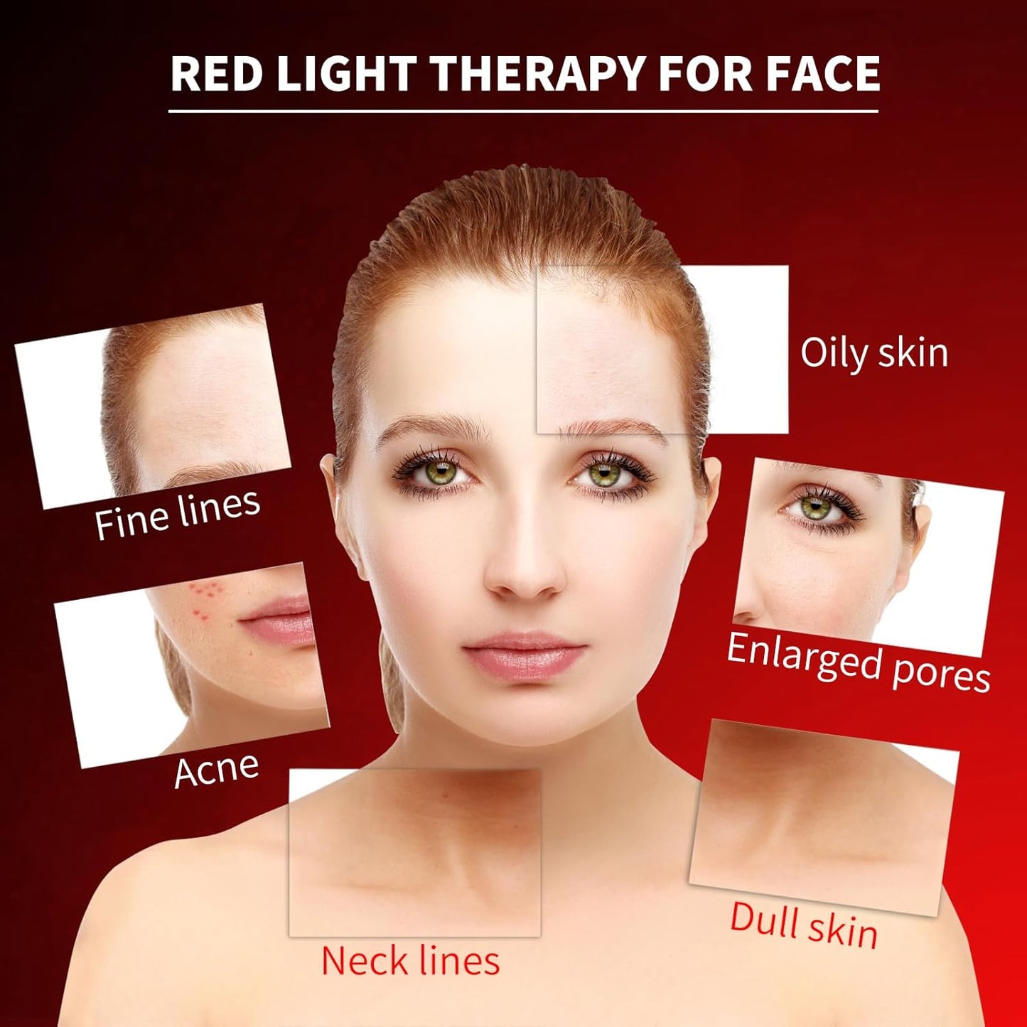 Transform Your Skin at Home: 7 Color Red Light Therapy Device for Face and Neck - Ultimate LED Beauty Tool