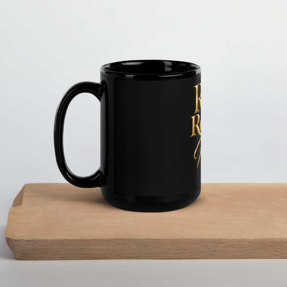 Refill. Restore. Rise. — 15oz Luxury Wellness Mug/ Noir Collection