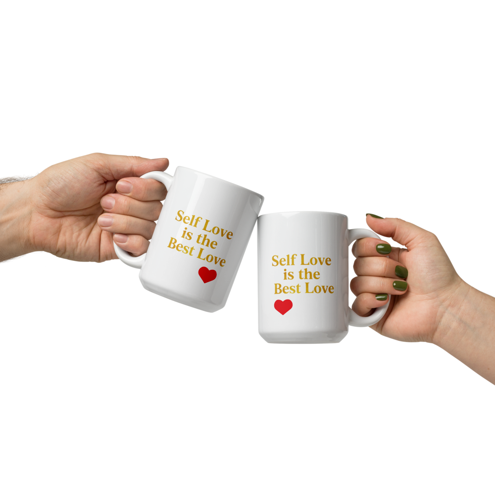 Self Love Is the Best Love – 15 oz Luxury Affirmation Mug