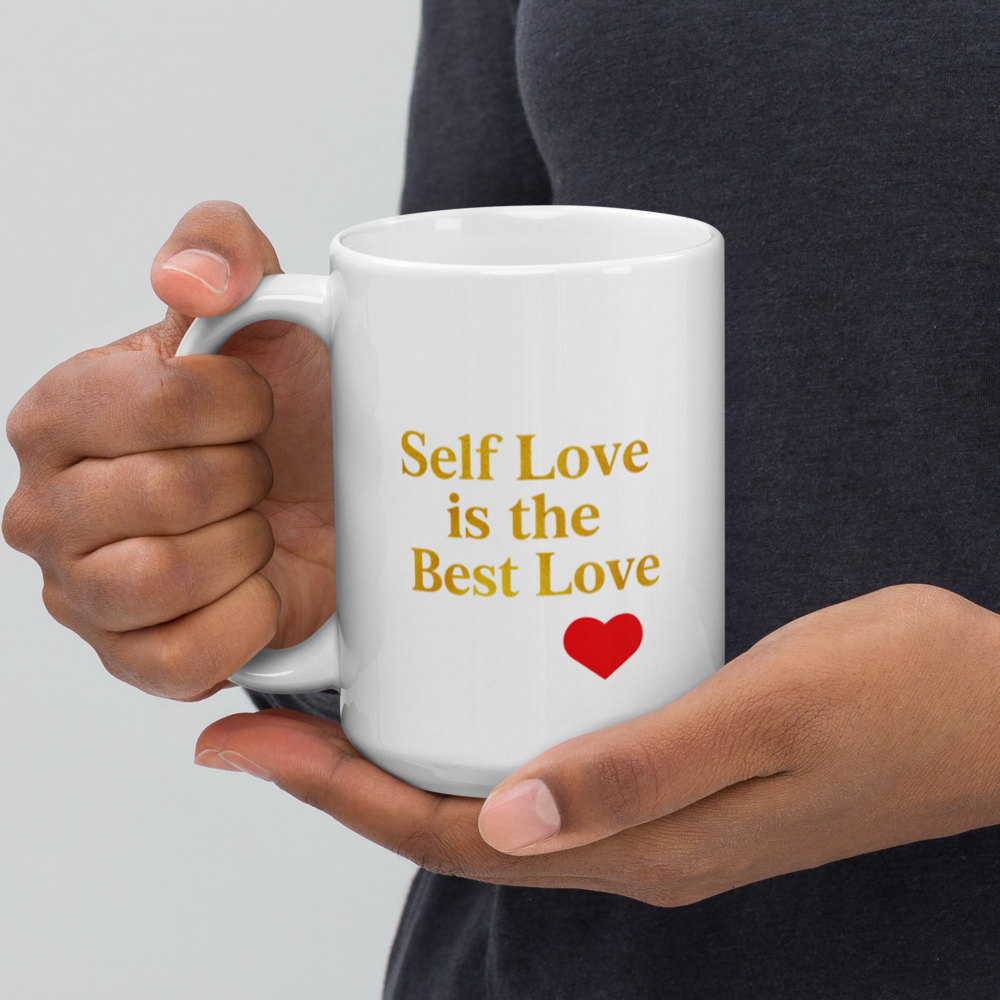 Self Love Is the Best Love – 15 oz Luxury Affirmation Mug