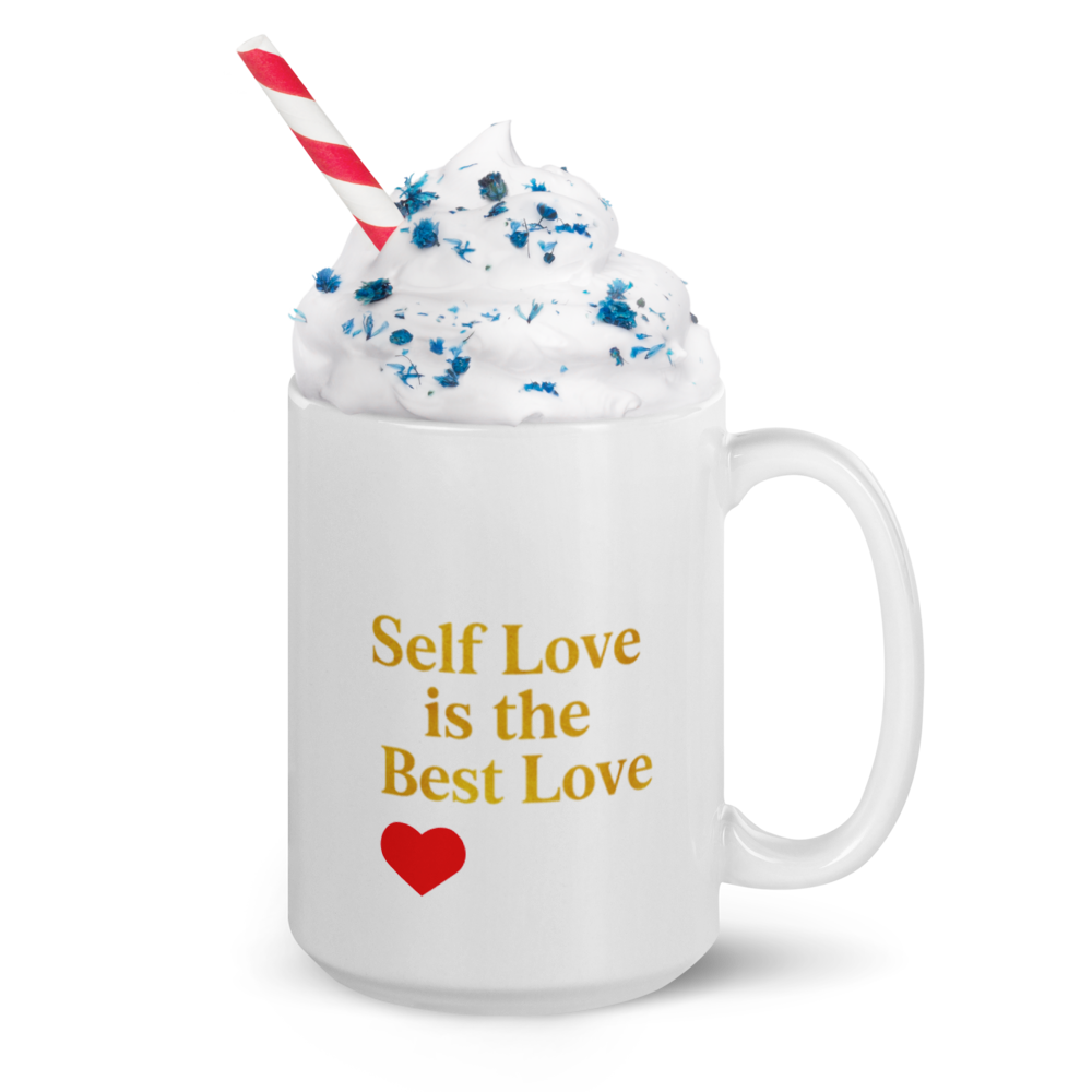 Self Love Is the Best Love – 15 oz Luxury Affirmation Mug